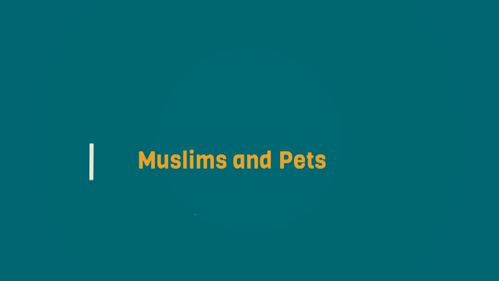 Muslims & Pets